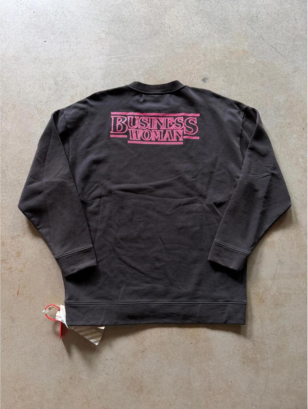 Off White Business Women Sweatshirt Sz L/XL - Picture 4 of 6